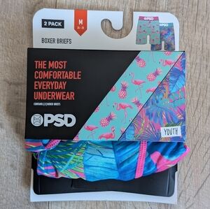 NIB PSD Youth Medium Boxer Briefs 1 PAIR